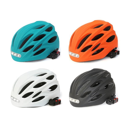 LED Lamp Cycling Bicycle Helmet With LED Tail Light