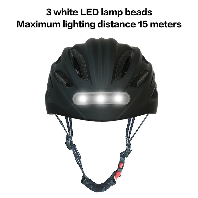 LED Lamp Cycling Bicycle Helmet With LED Tail Light