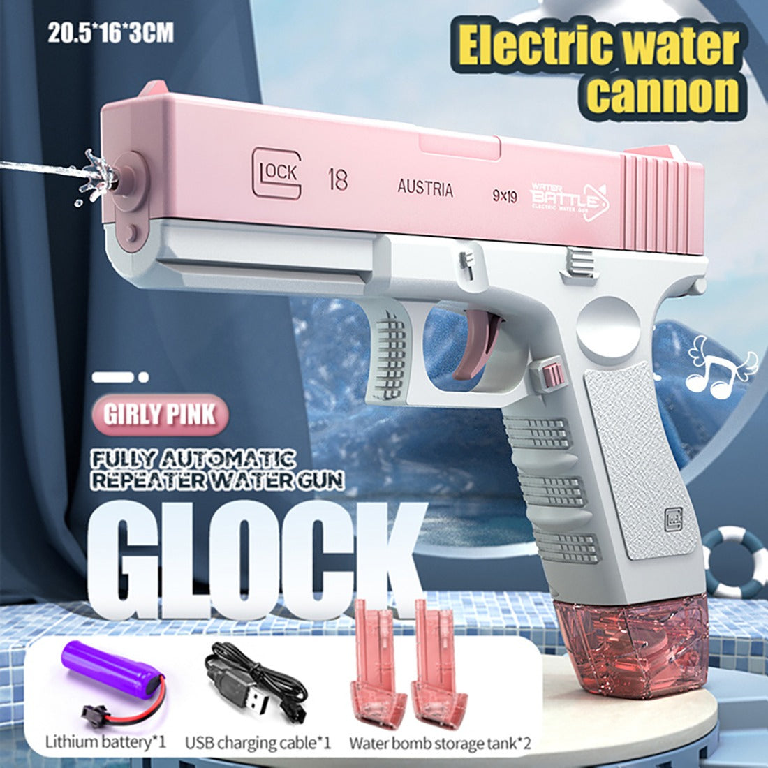 Glock Electric Water Gun Toys