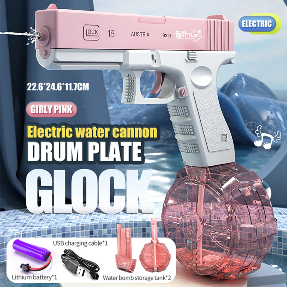 Glock Electric Water Gun Toys