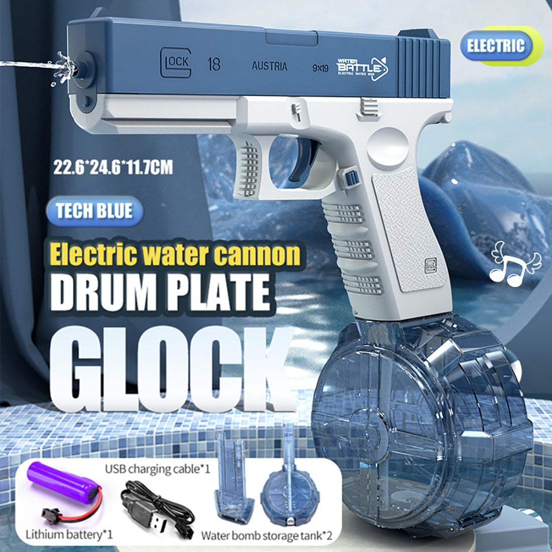 Glock Electric Water Gun Toys